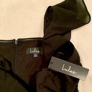 Lulu’s Black Midi Dress